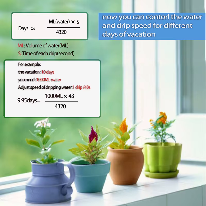 Compte-gouttes d'eau pour plantes d'intérieur