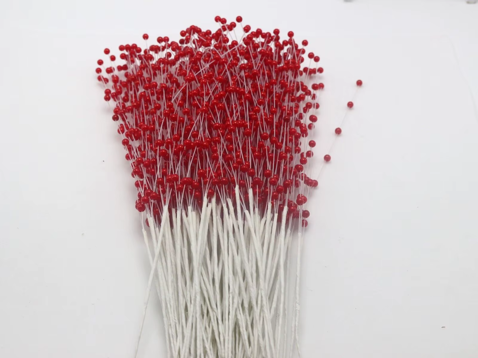 Guirxiété de tiges de fleurs en perles, spray pour patients, bouquet pour fête de mariage, 20 pièces