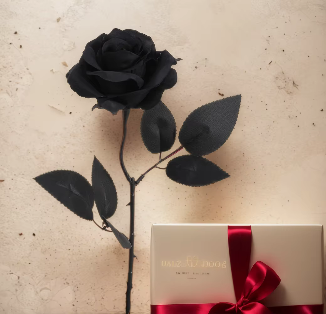 Roses Artificielles Noires
