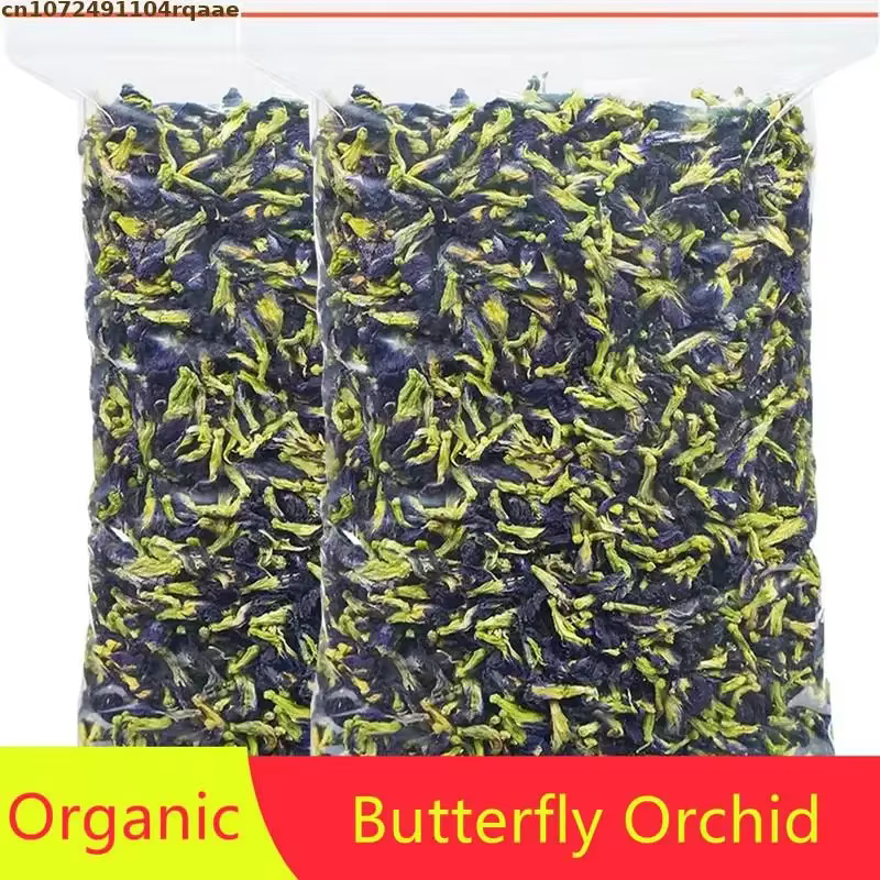 Fleurs séchées d'orchidée papillon naturelle de qualité supérieure