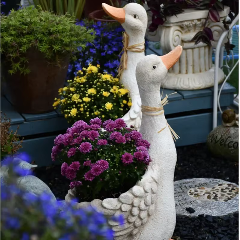 Pot de fleur en forme d'animal mignon