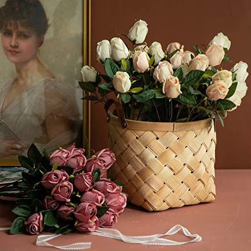 3 bouquets de fleurs artificielles