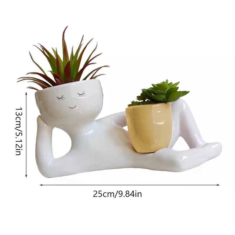 Pots de jardinières paresseux pour plantes d'intérieur
