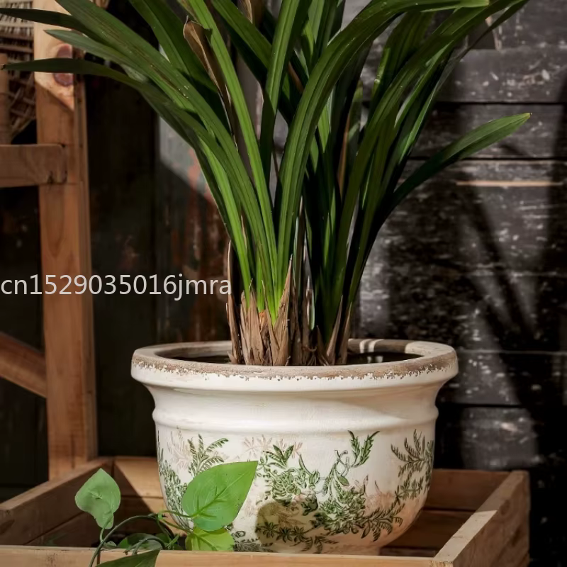 Pot de fleurs en céramique