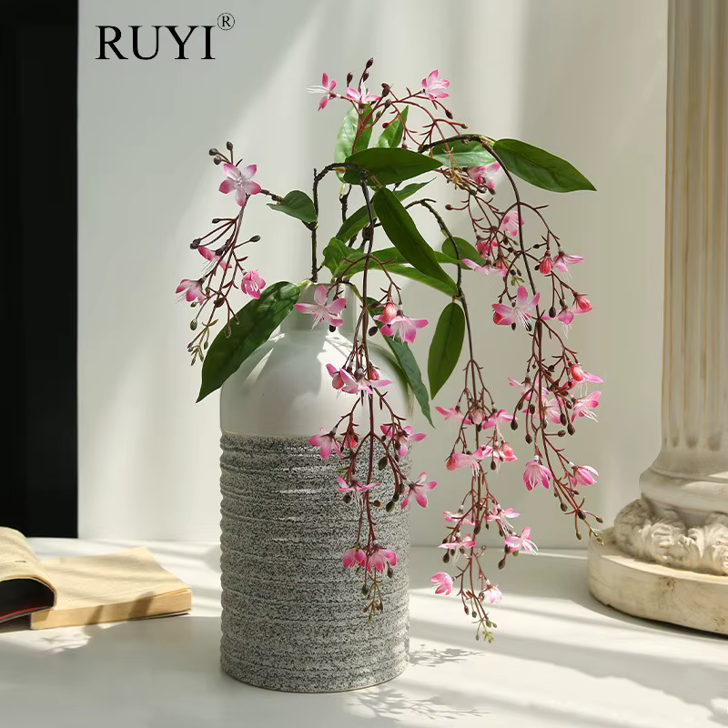 Branche de Fleurs Artificielles de Jasmin Rose
