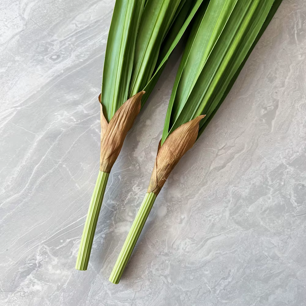 Feuilles d'orchidées épée artificielles