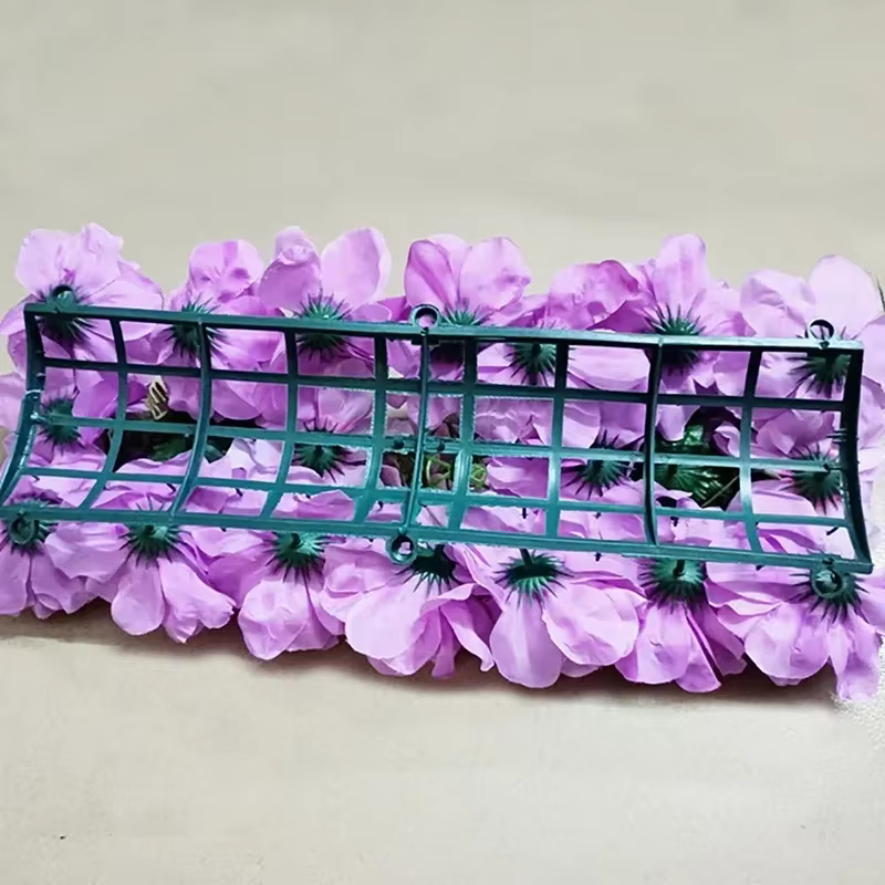 Fleur violette artificielle pour Table à manger de mariage