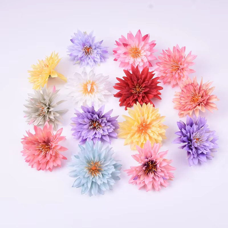 Fausses têtes de gerbera