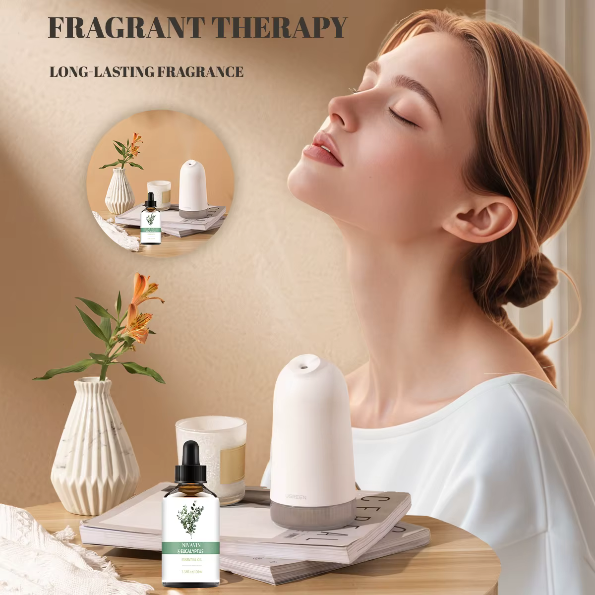 Huile essentielle d'eucalyptus 30 ml/60 ml/100 ml