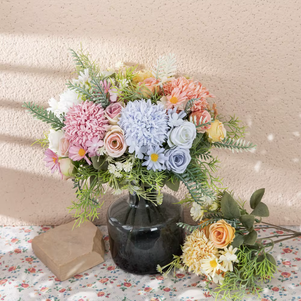 Nouveau Bouquet de pissenlit fleurs artificielles-Faux