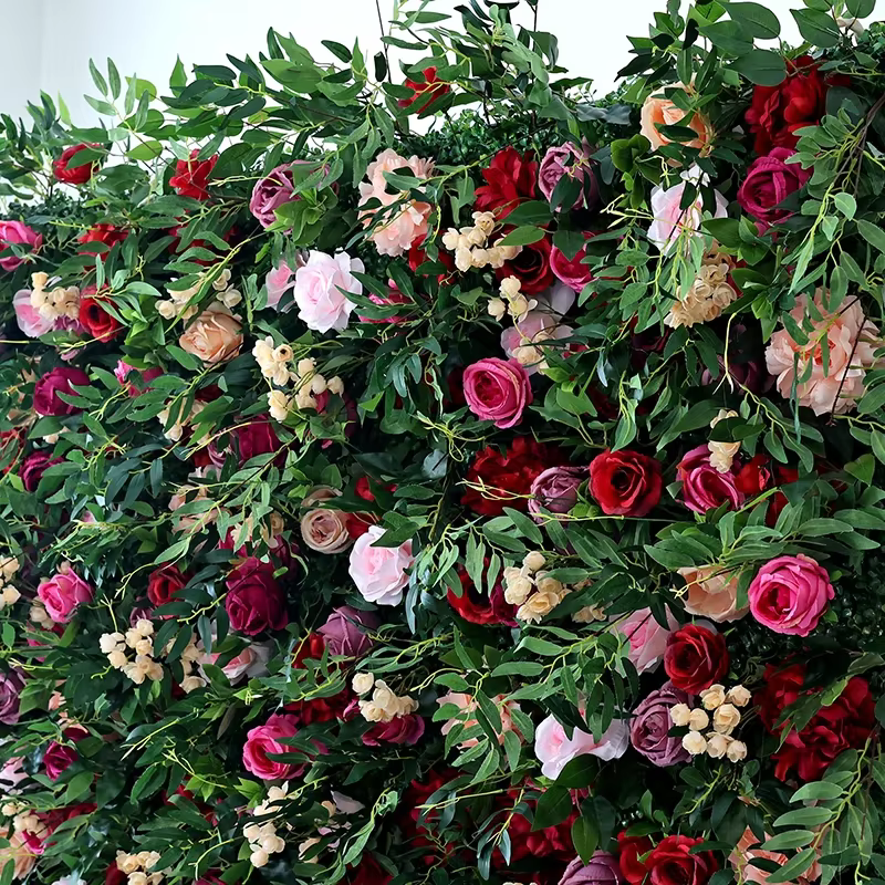 Plantes vertes roses colorées 5D