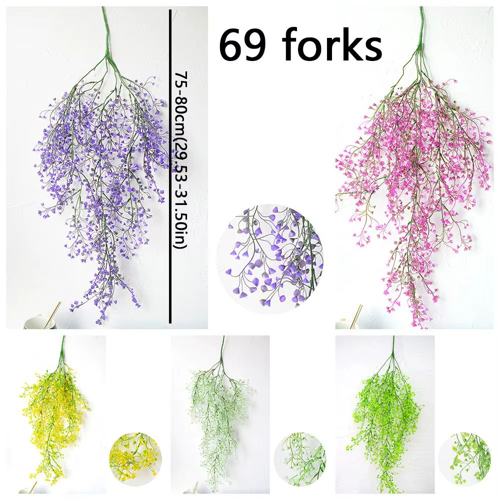 Plantes artificielles en plastique