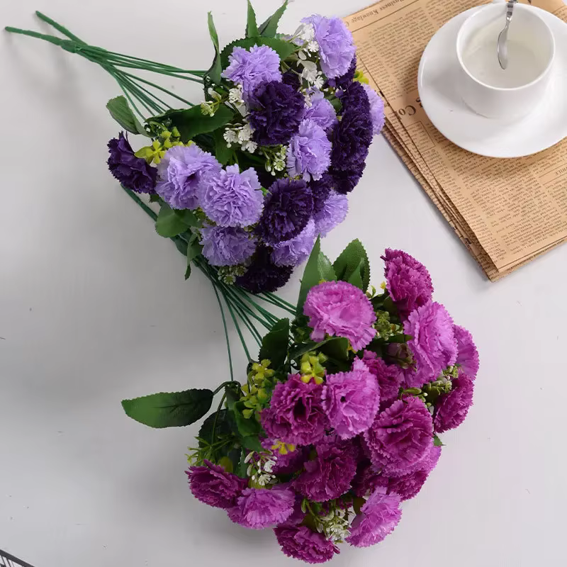 InjFlower-Bouquet de fleurs artificielles pour la décoration de la maison