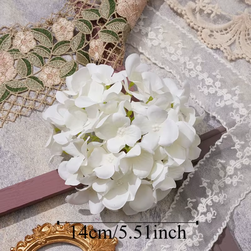 Coiffure de mariée à fleurs blanches, hortensia, couvre-chef de mariée élégant, Style français, bijoux de cheveux de mariage, accessoires de photographie, nouvelle collection