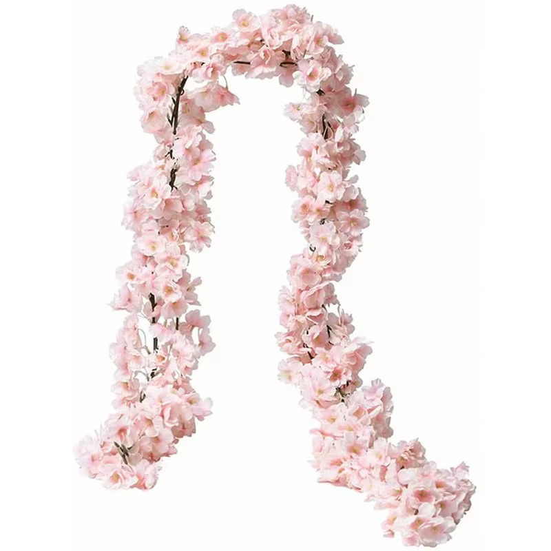 Guirlande de fleurs artificielles de cerisier Sakura