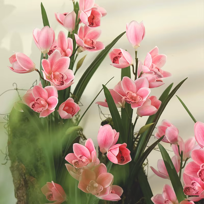 Simulation de fleurs artificielles pour mariage