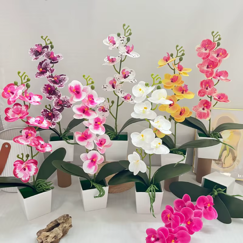 Fleur simulée, orchidée papillon