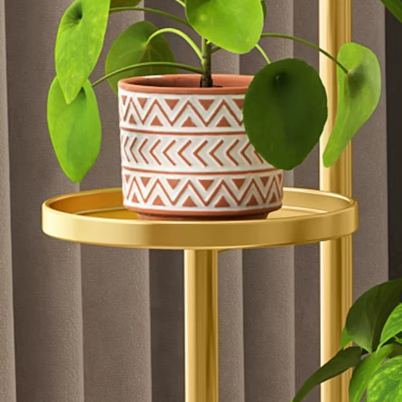 Étagère verticale pour plantes en métal en forme d'arbre