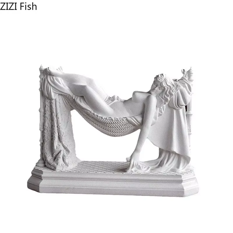 Statue de déesse vénus, figurines mythologiques, décoration de bureau, ornements, personnages créatifs, Sculpture en résine, décor esthétique de salle