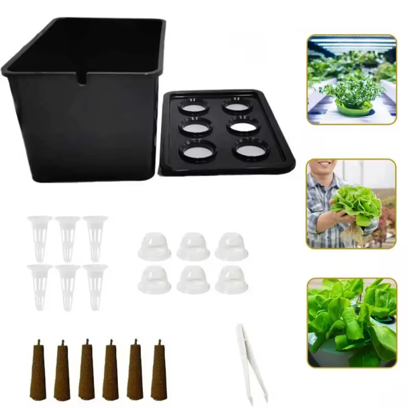 Kit de démarrage de semis hydroponique d'intérieur pour le jardinage sur balcon – Système de culture de légumes et