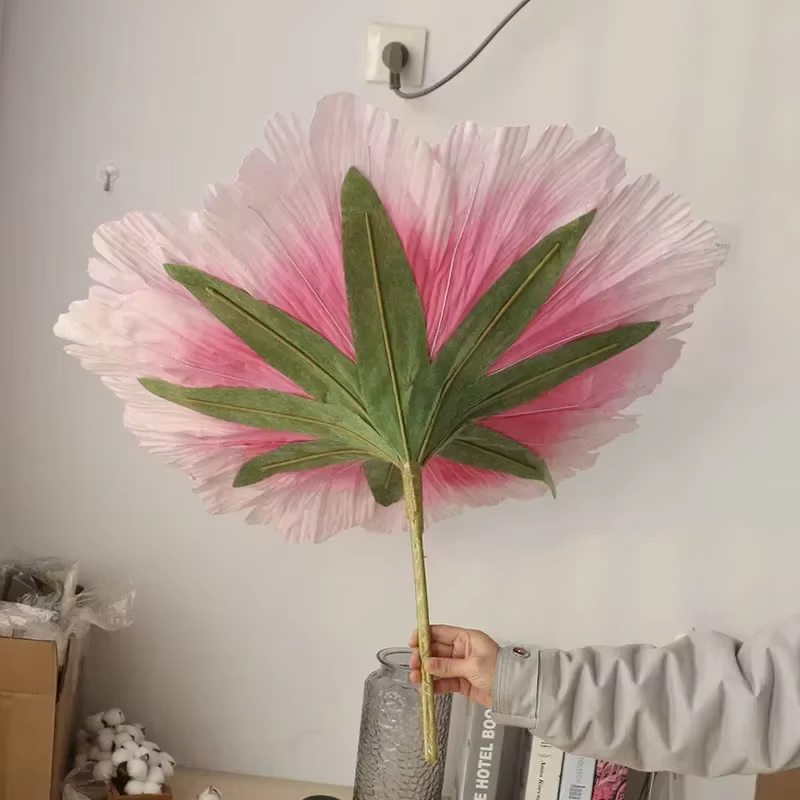 Grande fleur de pivoine géante artificielle en velours