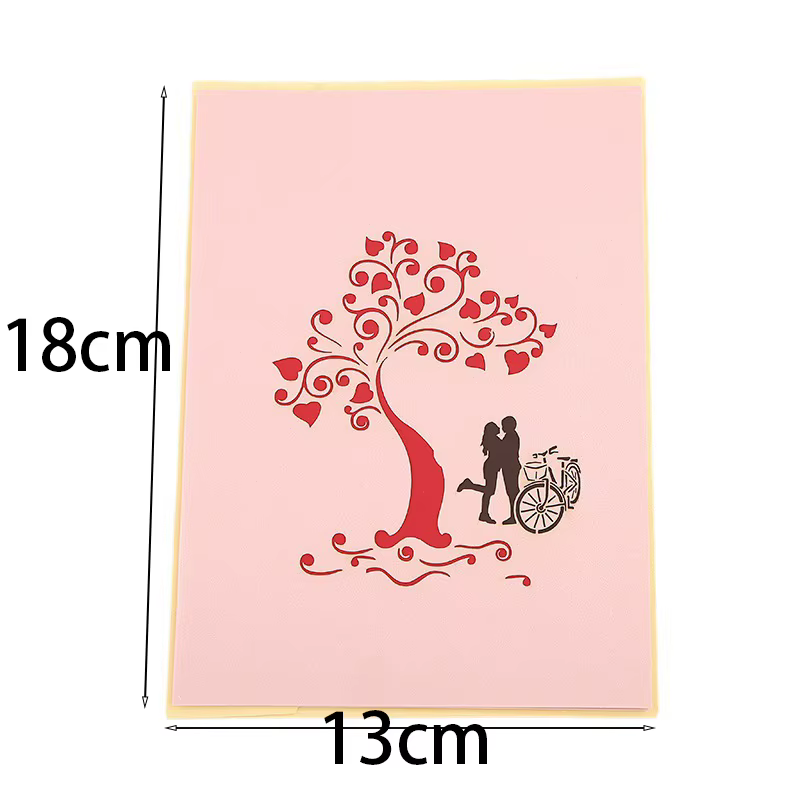3D Pop Up Flower Greeting Cards Wedding Card Anniversary Thanksgiving Valentines Day Birthday Gift Thank You