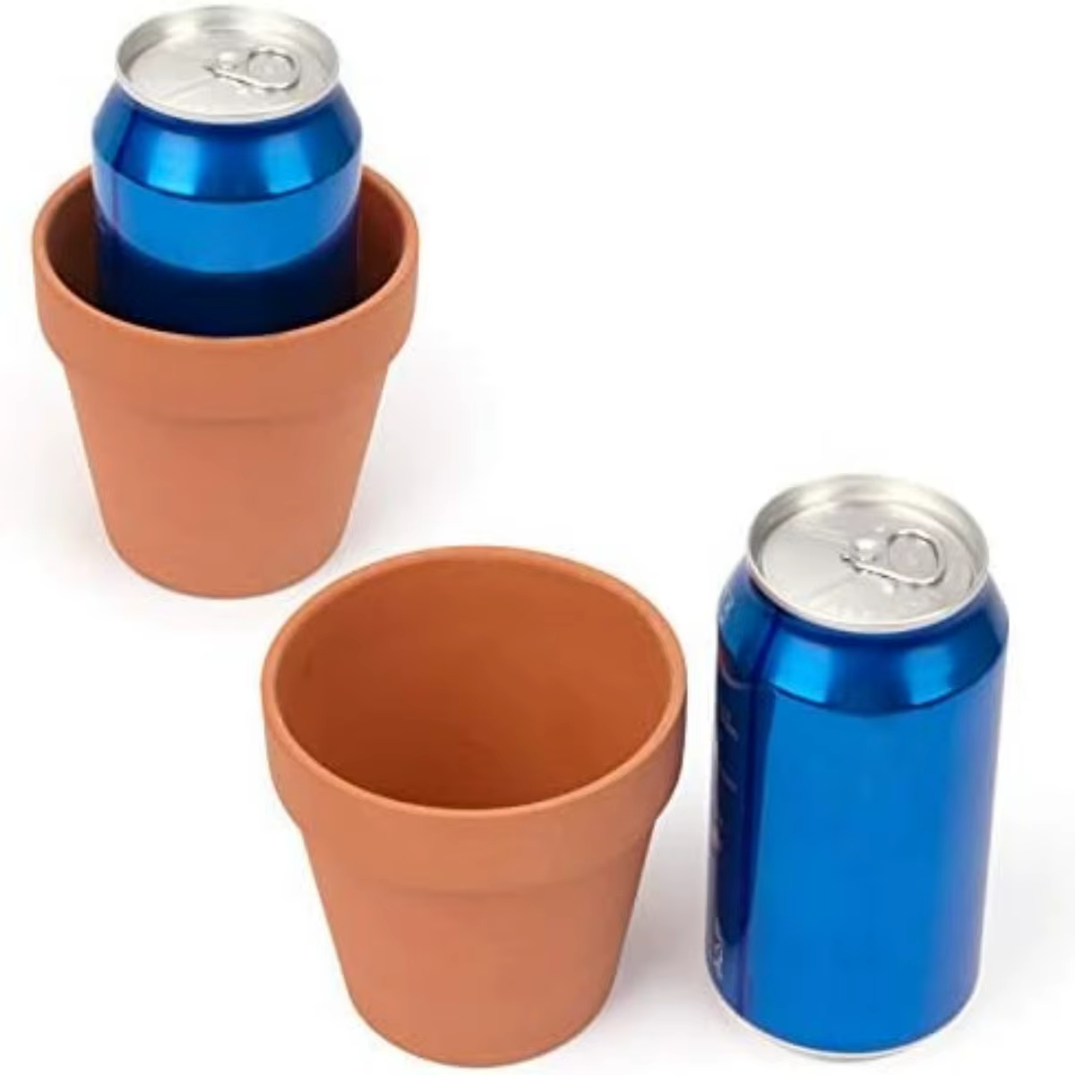 Pots de fleurs en terre cuite de 4 pouces