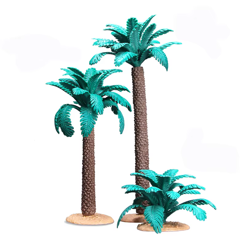 Bricolage jouet Simulation plante modèle Cactus palmier paysage petit arbre décoration pièces pour jeu créatif