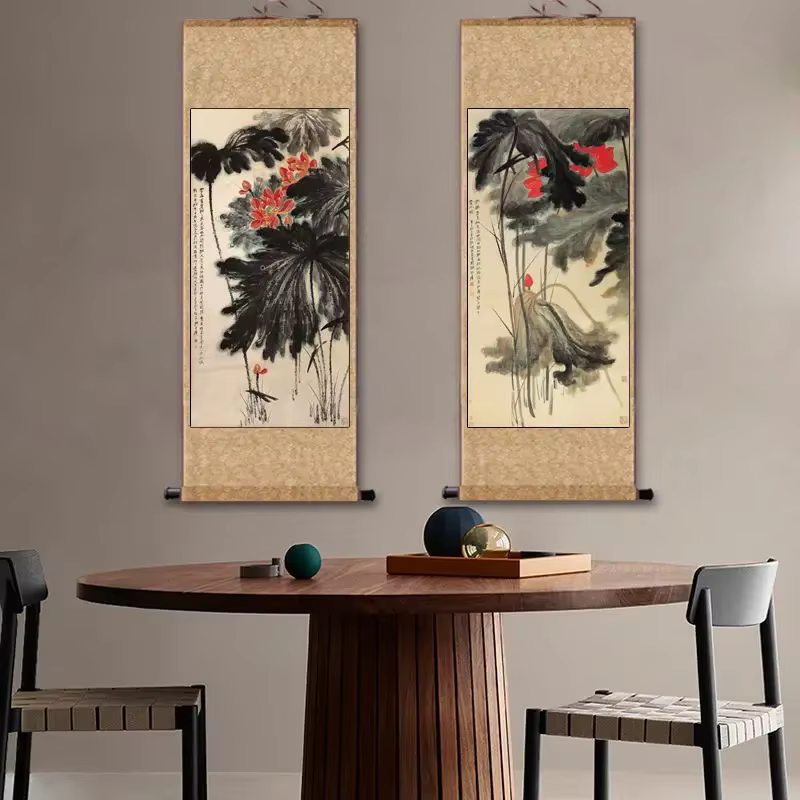 Peinture à l'encre créative élégante pour la décoration intérieure