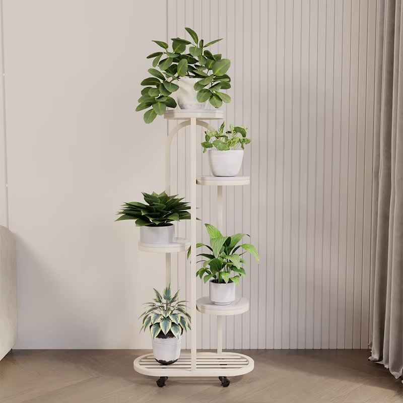 Support de fleurs d'angle pour rangement