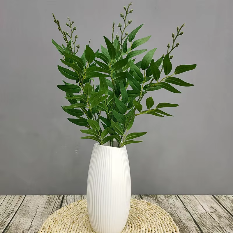 Fleurs Artificielles en Feuilles de Saule