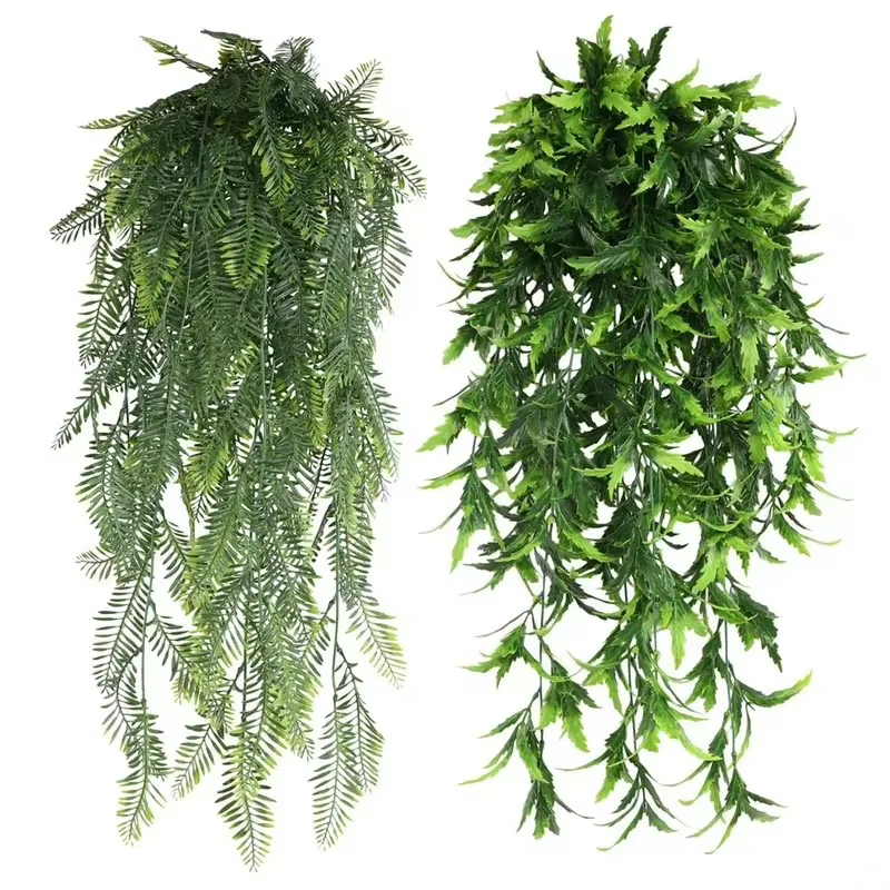 Plantes artificielles suspendues de 80 cm en forme de feuilles de fougère persane