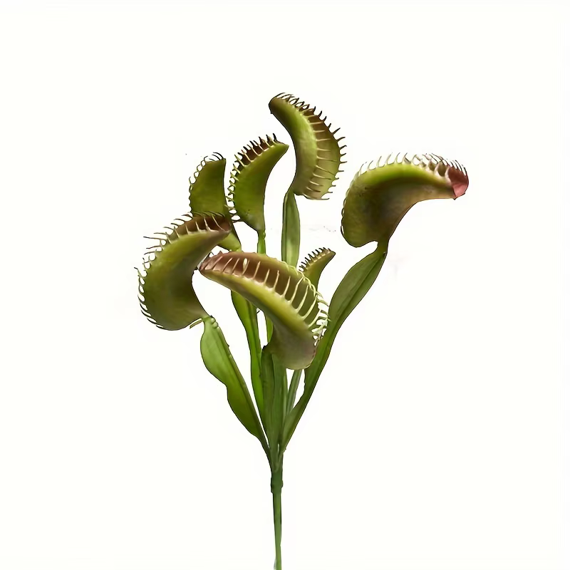 Plante de piège à mouche de vénus artificielle réaliste-perfecte pour Halloween et décoration intérieure