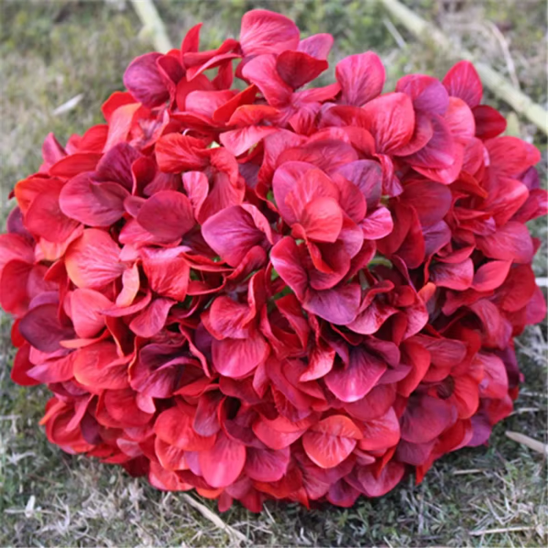 Grand Hortensia Artificiel Simple de 110cm