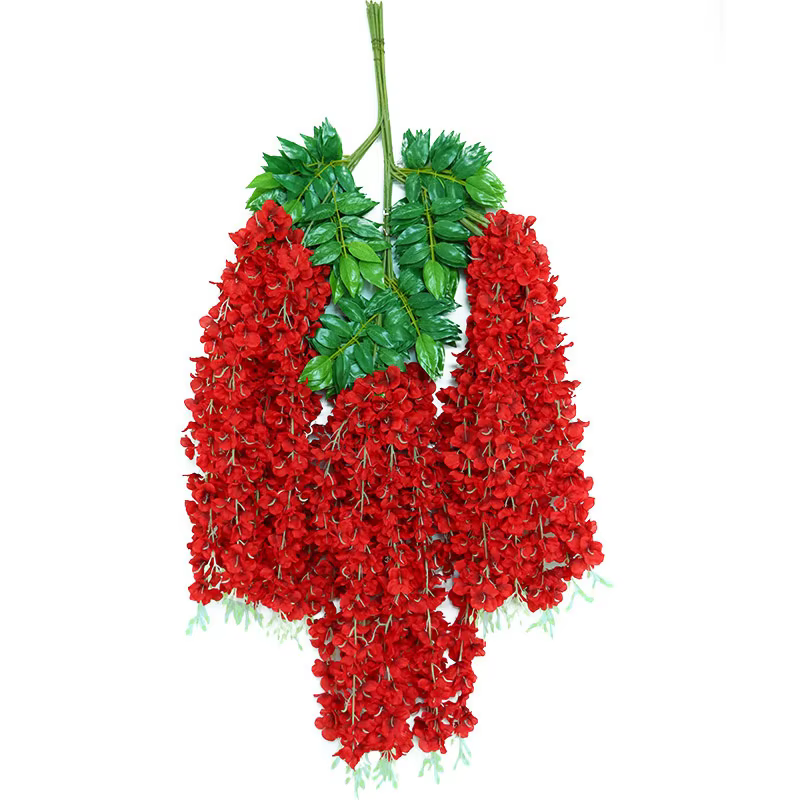 12 pièces de fleurs artificielles en soie