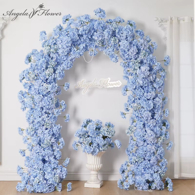 Hortensia rose bleu ciel pour décor floral