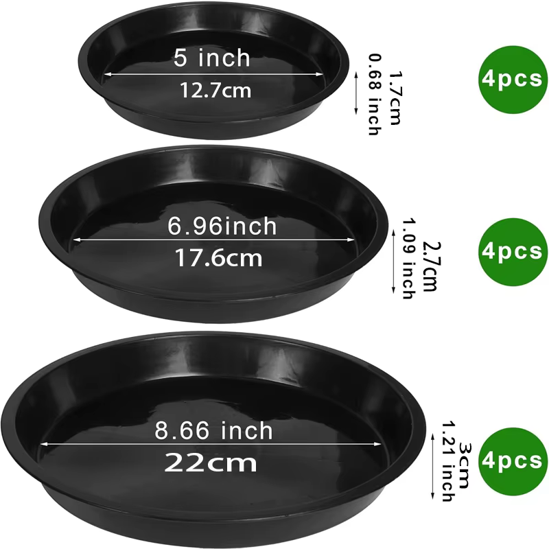 Soucoupes pour plantes de 6