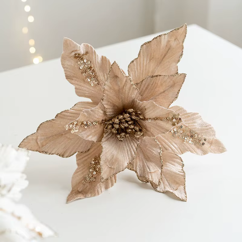 Fleur de Noël artificielle de haute qualité