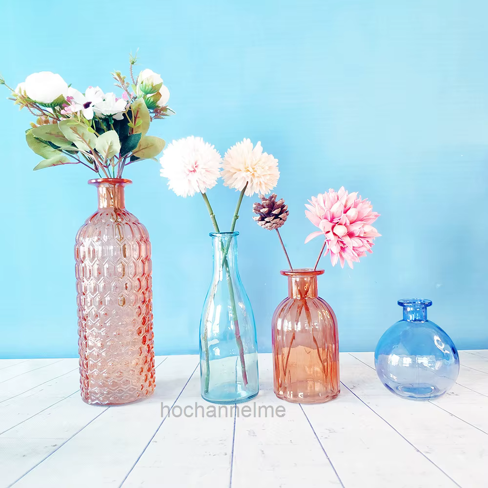 Vase en verre pour décoration de salon