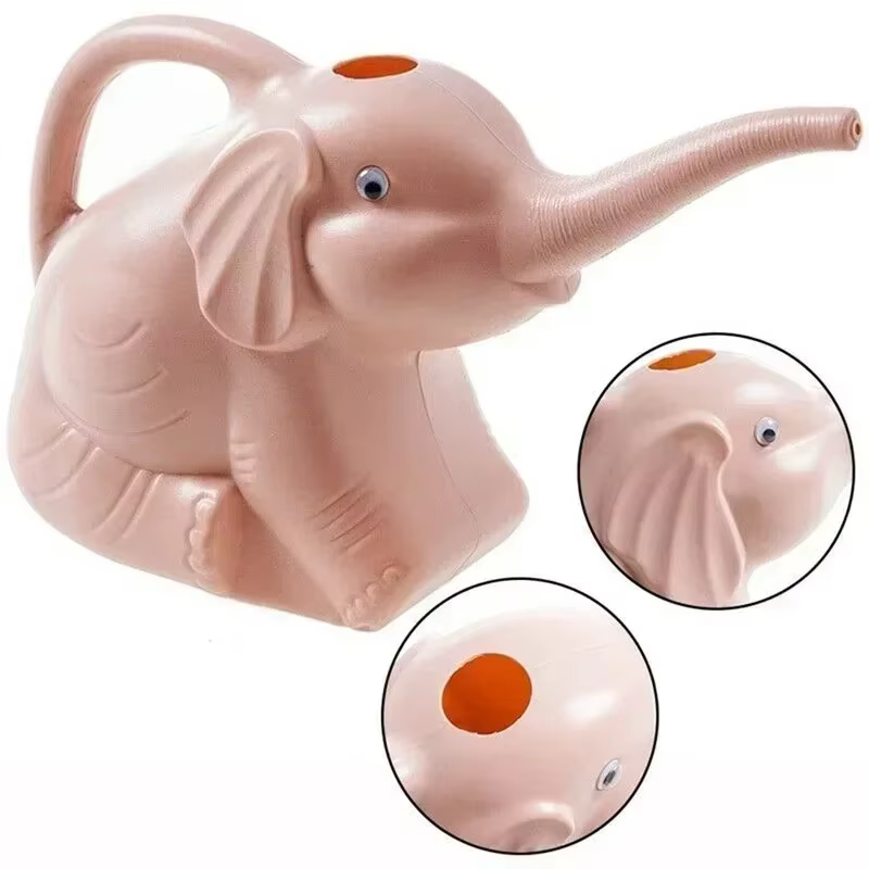 Arrosoir en plastique en forme d'éléphant