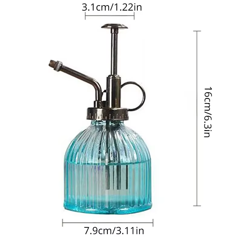 Abreuvoir de jardin en verre pour plantes et fleurs