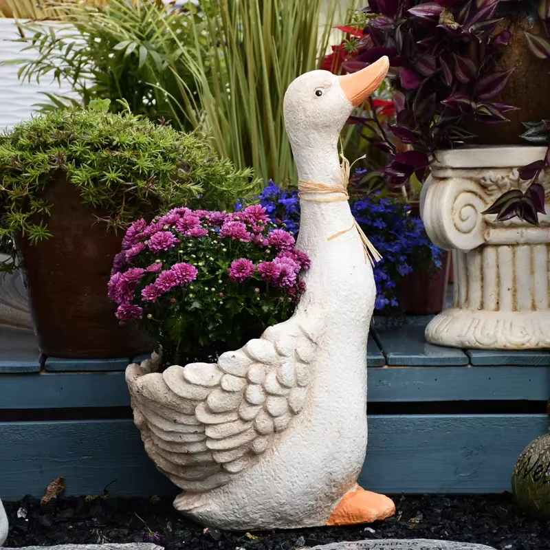Pot de fleur en forme d'animal mignon