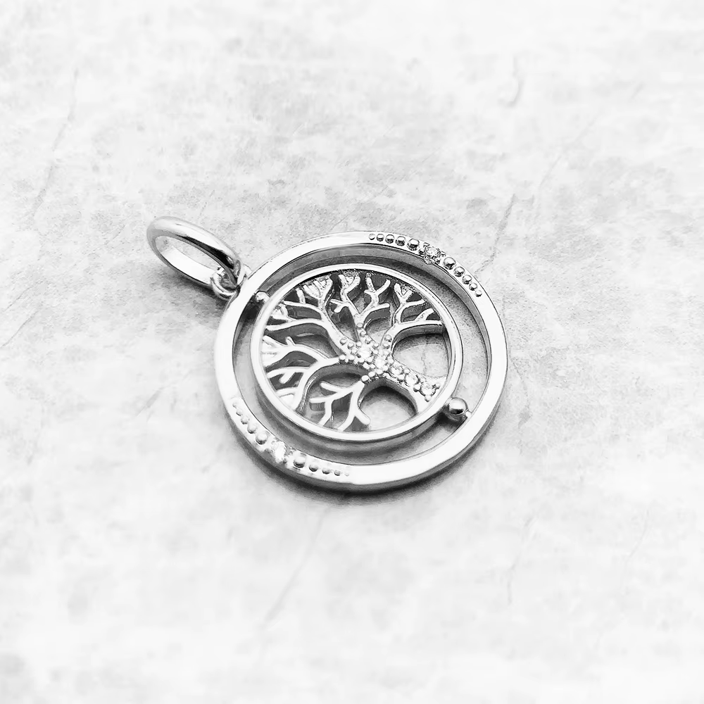 Pendentif arbre de vie en argent Sterling 925, bijoux fins, accessoires d'amour, cadeau romantique pour femmes, flambant neuf