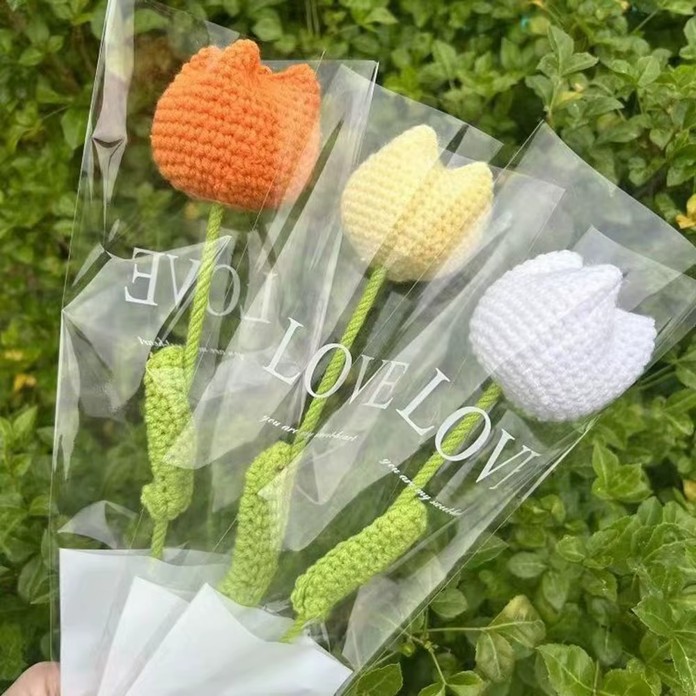 Bouquet de fleurs artificielles créatives en coton