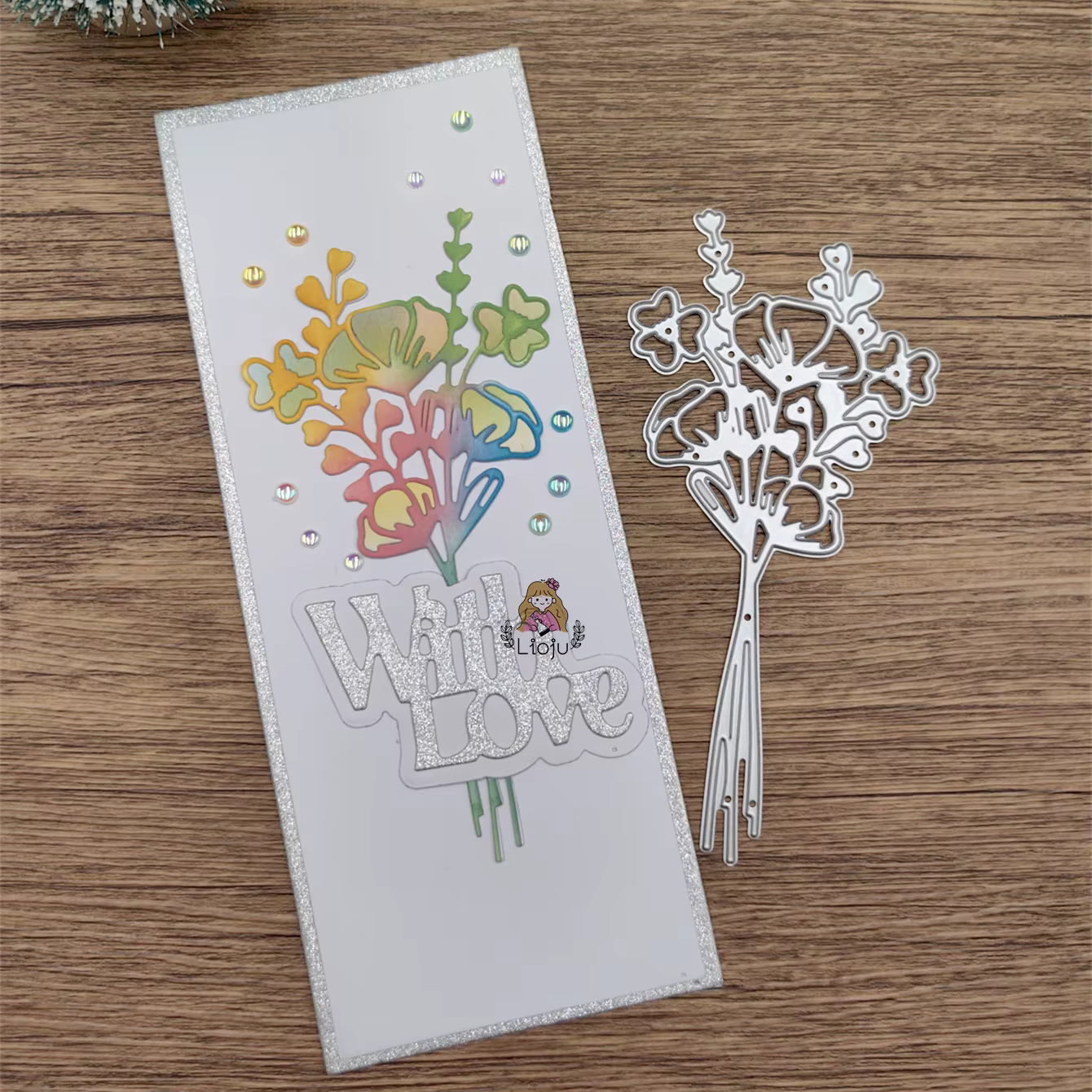 Matrice de découpe de fleurs pour bricolage