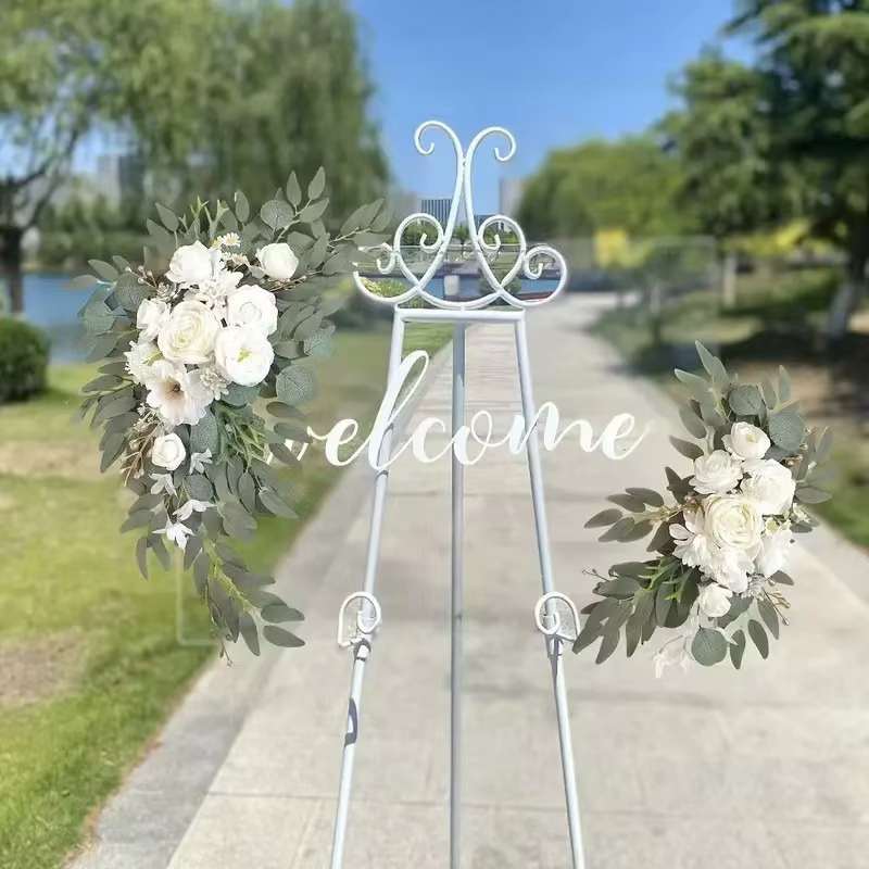 Kit de fleurs artificielles pour arc de mariage