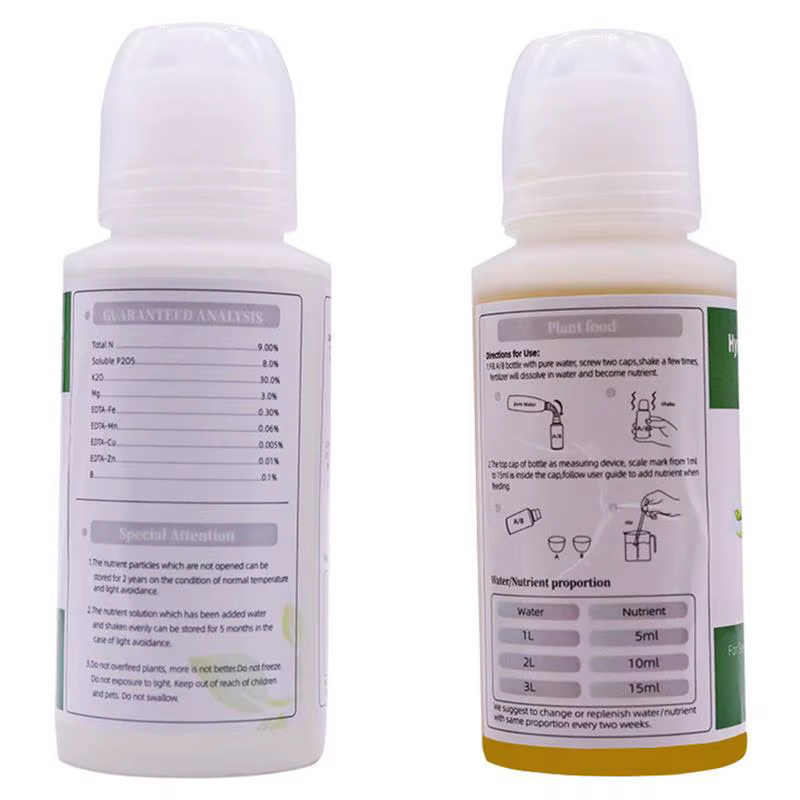 Engrais hydroponique A et B pour plantes de jardin