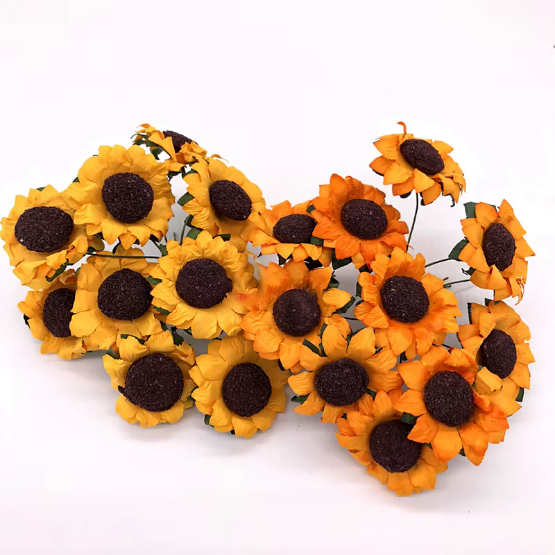 Fleurs de tournesol artificielles