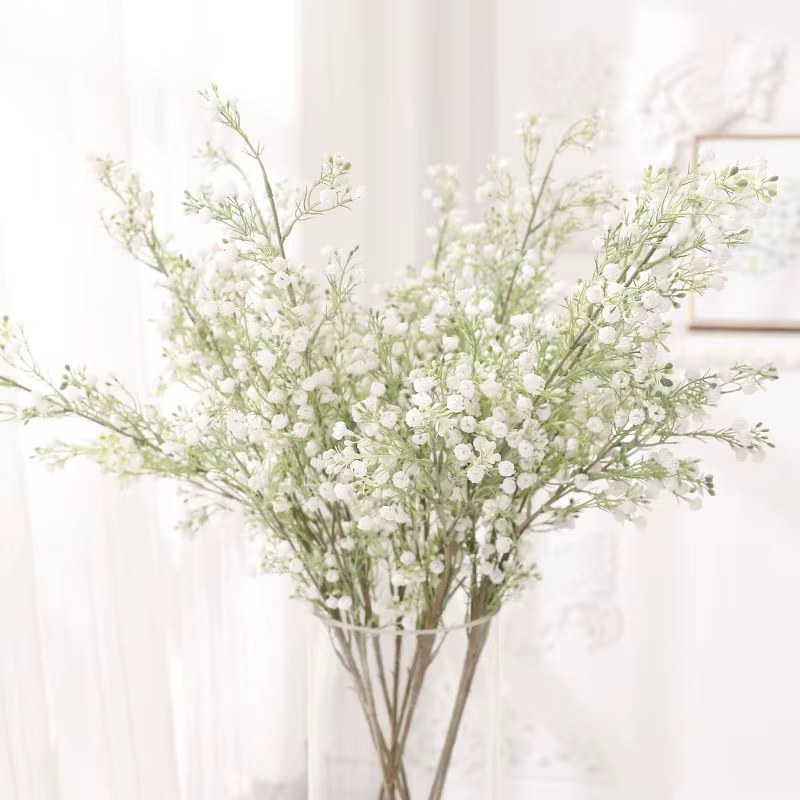 Fleur artificielle plante gypsophile offres spéciales mariage bouquet de mariée noël maison festival bricolage cadeau décoration photographie accessoire