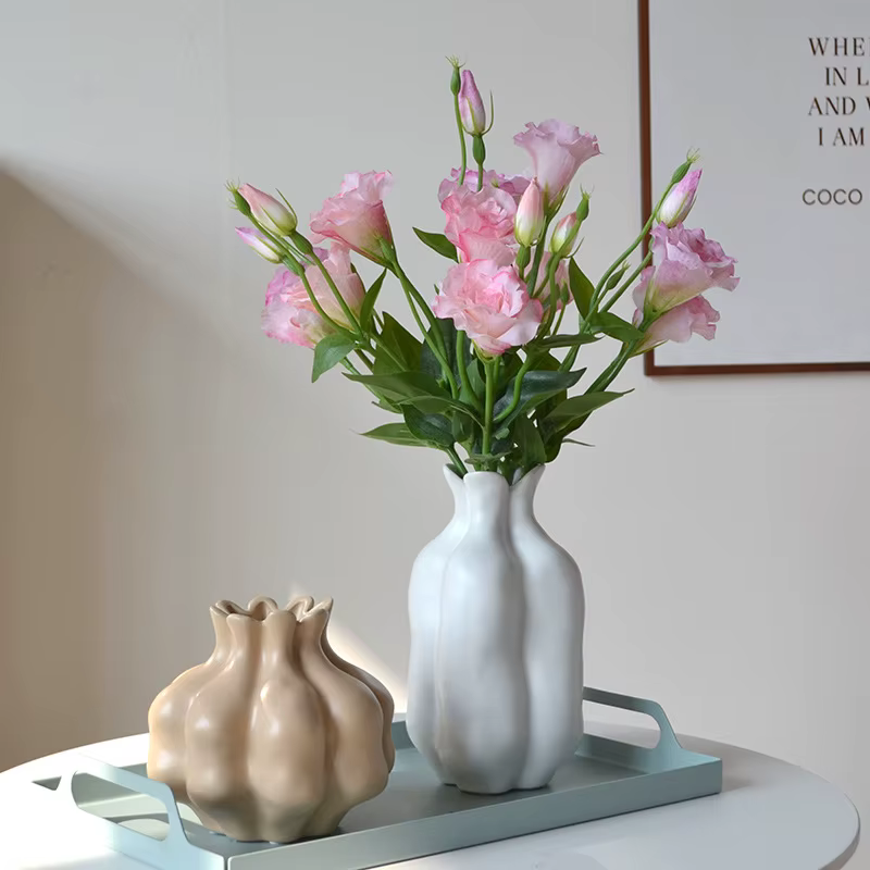 Bouquet de fleurs artificielles en soie